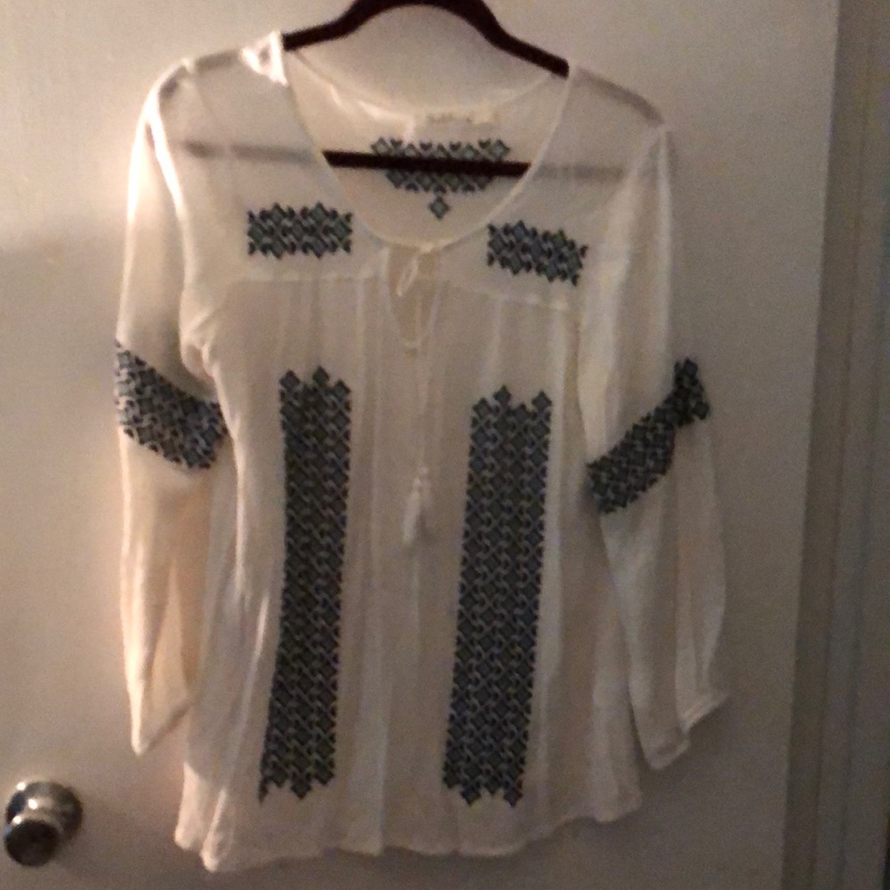 Long sleeve blouse